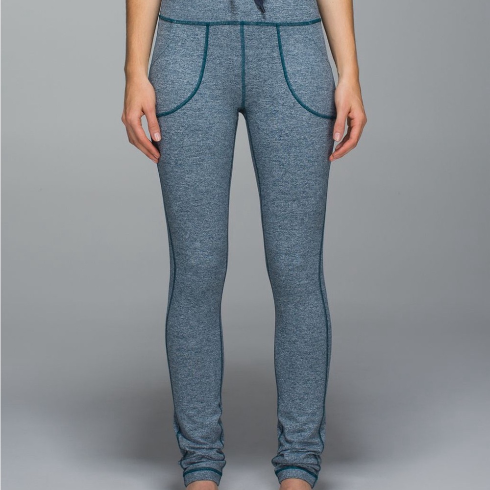 lululemon athletica Heathered Blue Skinny Will Pant